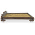 Aki Kagu -  Bed Frame Dark Brown Bamboo 160x200 cm